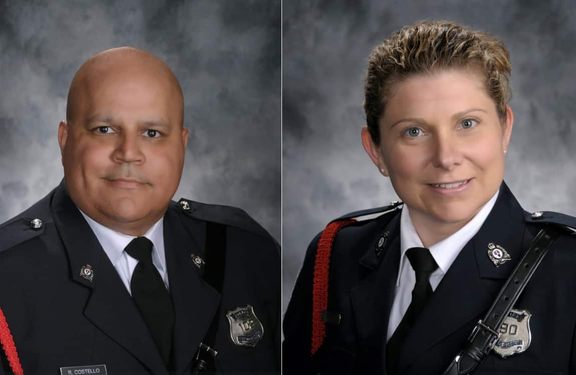 Shooting victims Lawrence Robert Costello and Sara Mae Helen Burns 