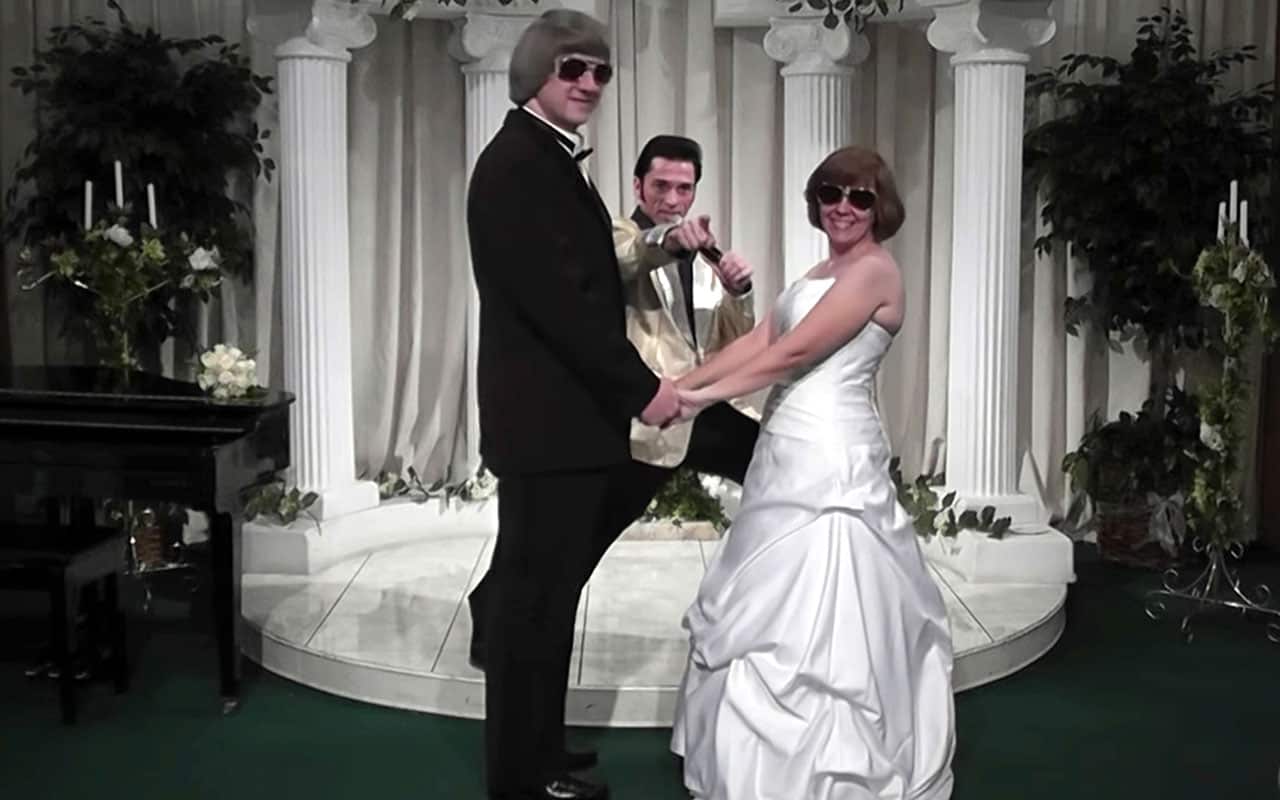 In this Oct. 29, 2011, image made from a video provided by A Elvis Chapel, David Allen Turpin, left, and his wife, Louise Anna Turpin.
