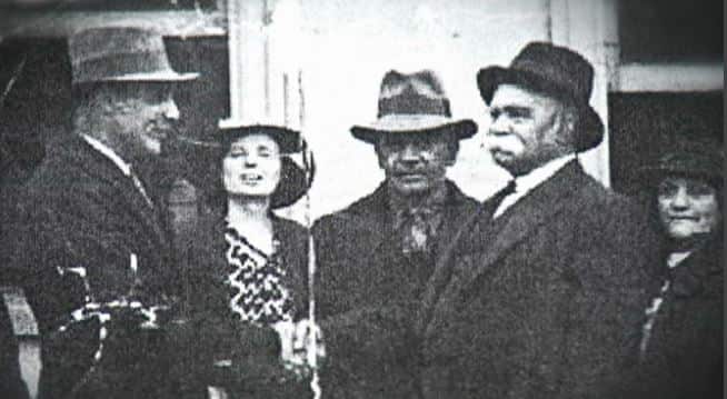 William Cooper (right) condemned the prosecution of Jews when many around the world fell silent. 
