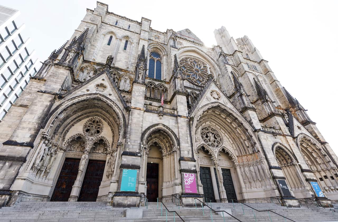 Cathedral of St John the Divine in New York (AAP)