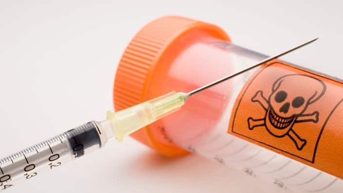 Lethal injection.