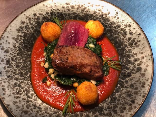 Emu fan fillet is a popular dish.