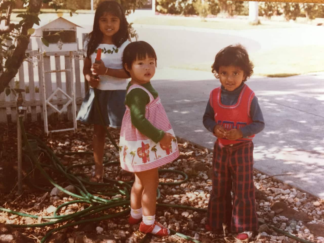 From Malaysia to Melbourne: Jon Owen (right) migrated to Australia as a baby