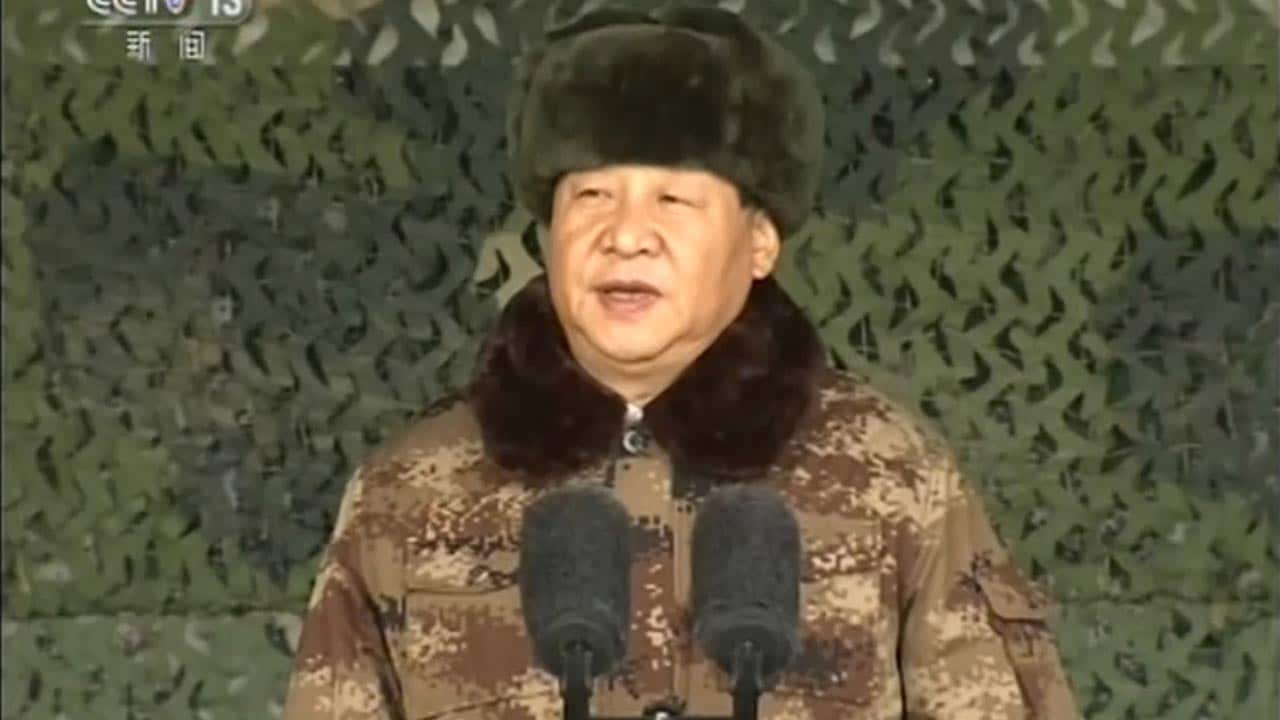 President Xi is the chairman of the Central Military Commission.