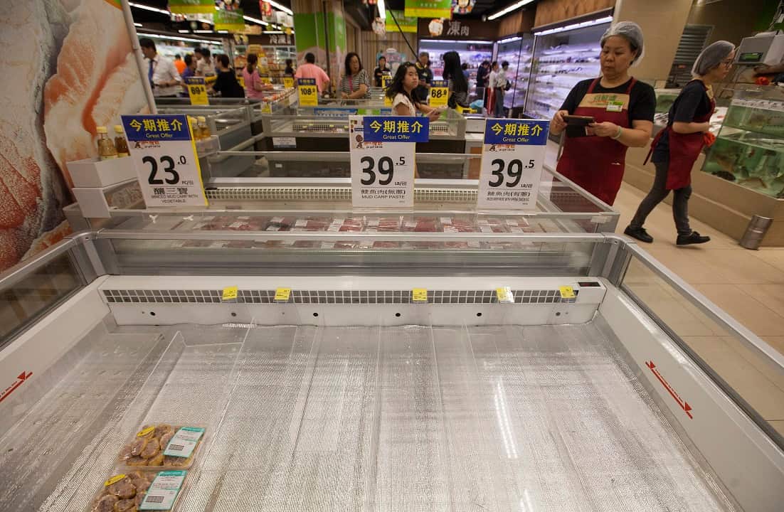 People in Hong Kong have started panic buying.