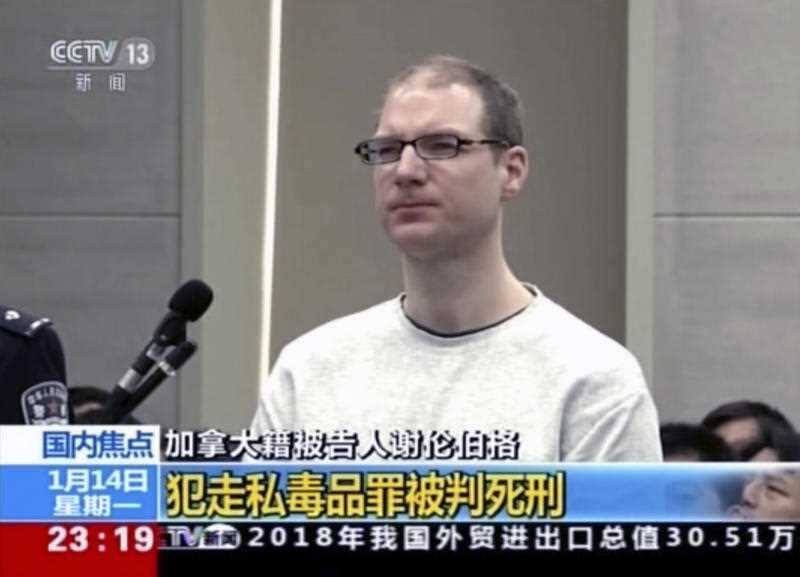 A Chinese court sentenced the Canadian man to death.