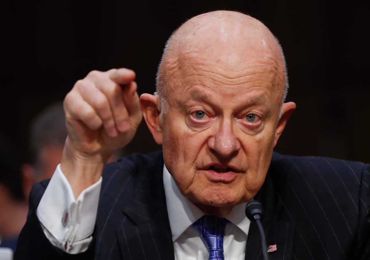 File photo of former National Intelligence Director James Clapper.
