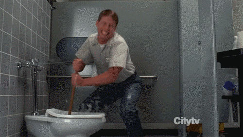 clogged pipes