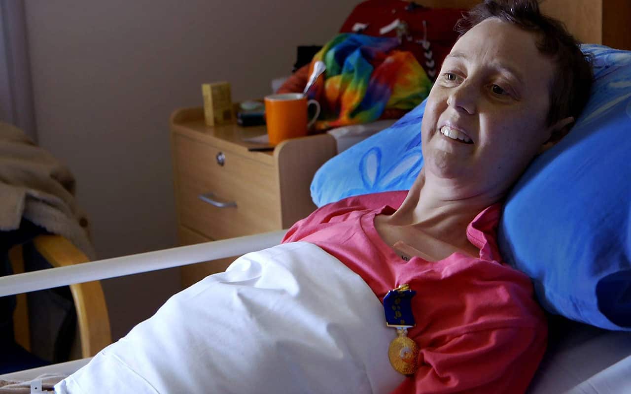 File image of Connie Johnson after receiving a Medal of the Order of Australia from Governor-General Peter Cosgrove in Canberra, Thursday, September 7, 2017.