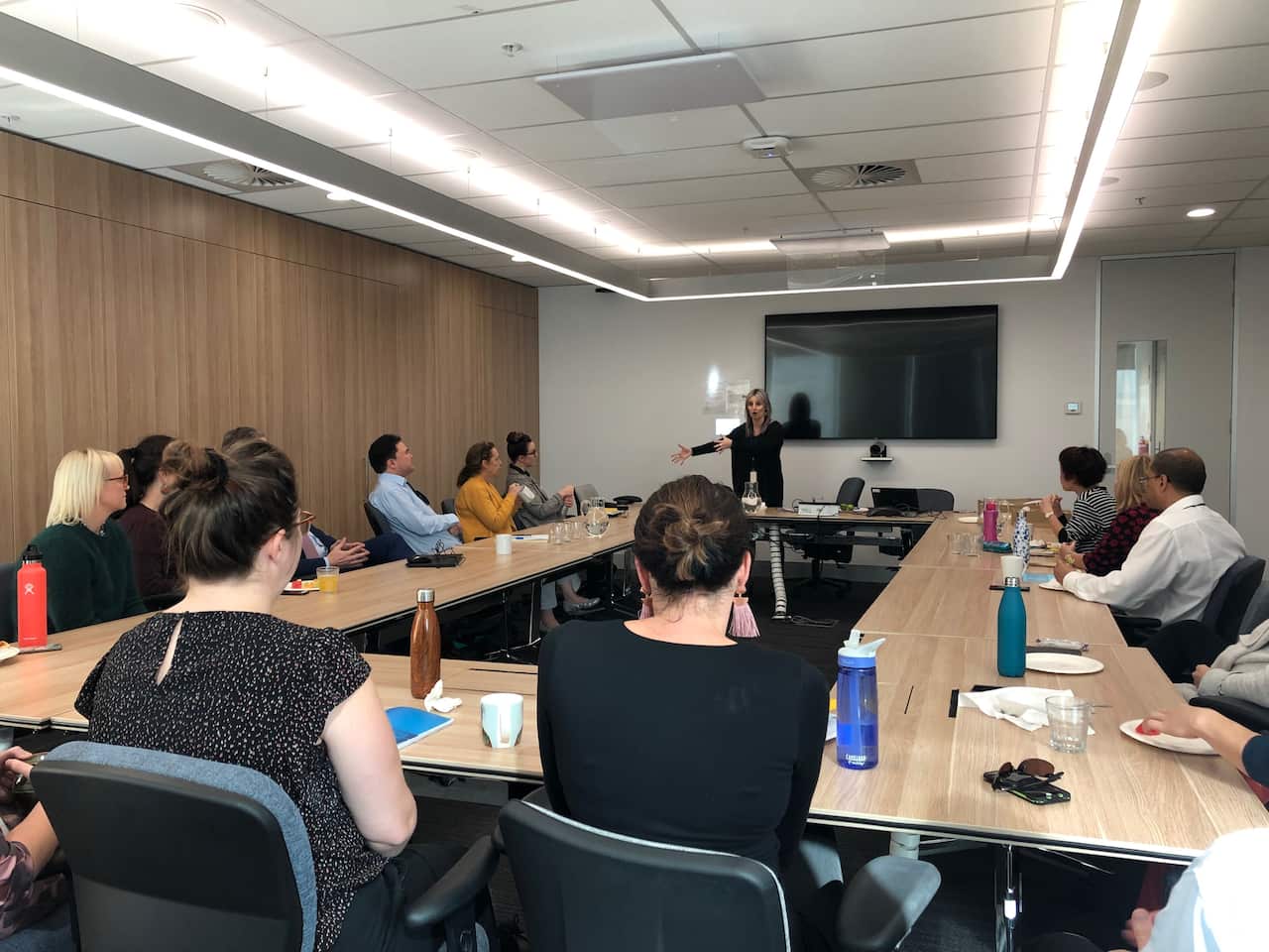 Liana Papoutsis is training court staff