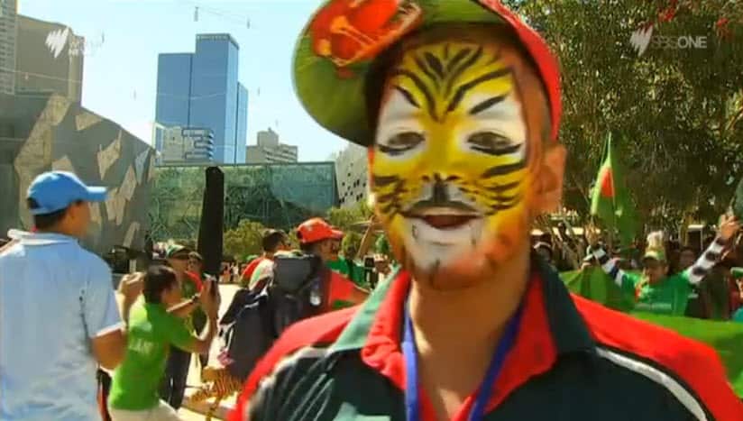 Tigers' fans in Melbourne (SBS)