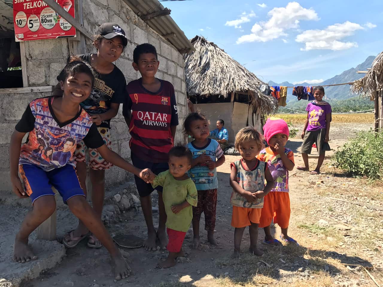 Change is coming to Oecusse, Timor-Leste. This family lives across the road from a half-constructed 56 room hotel