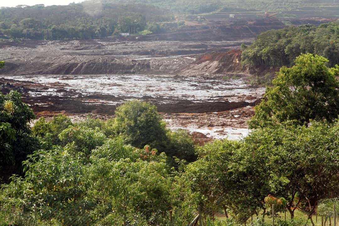 The dam contained mineral waste from Vale, the world's largest iron producer.