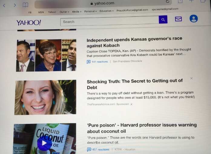 An image of Damon's image being used in the advertisement (Minneapolis Star-Tribune)