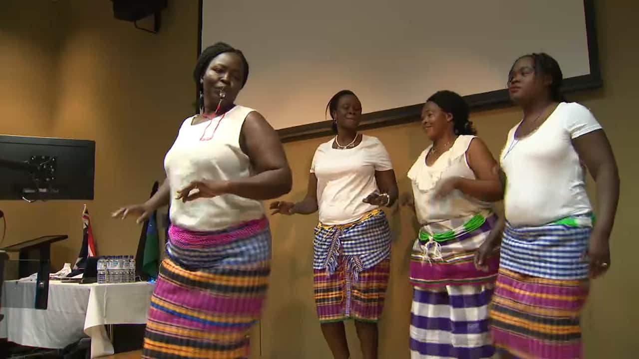 Dancers close out the conference.