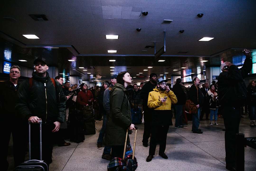 Commuters ecperienced major delays after the service New York and Boston was suspended