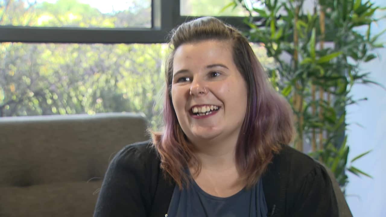 Chantelle Karo has a small medical pump implant.