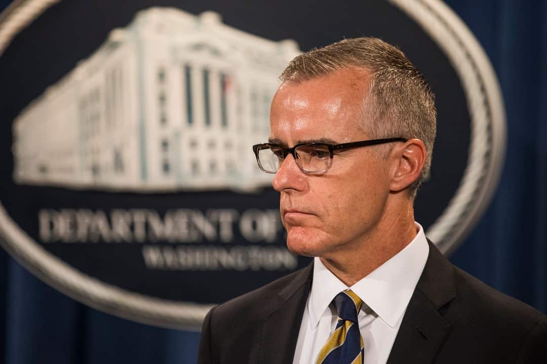 Andrew McCabe is a potential key witness in the Russia probe.