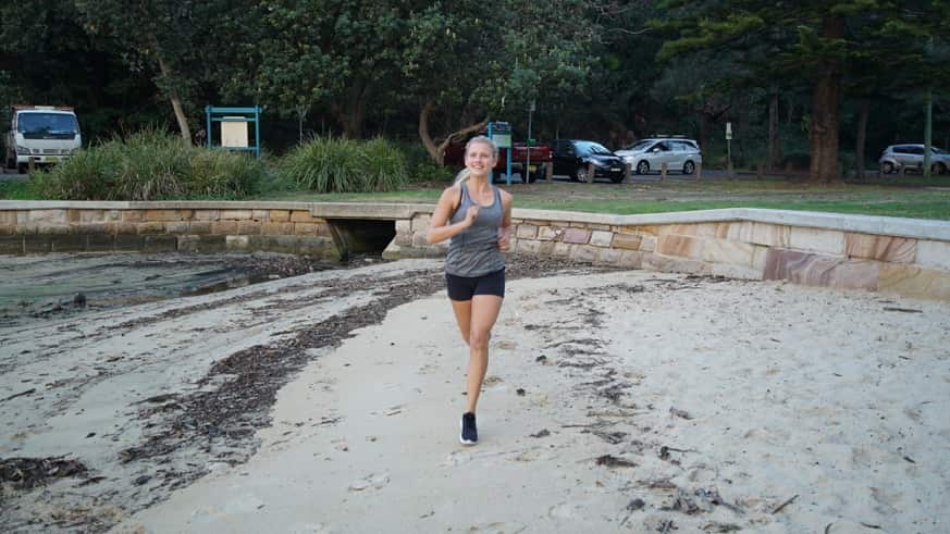 Amy running