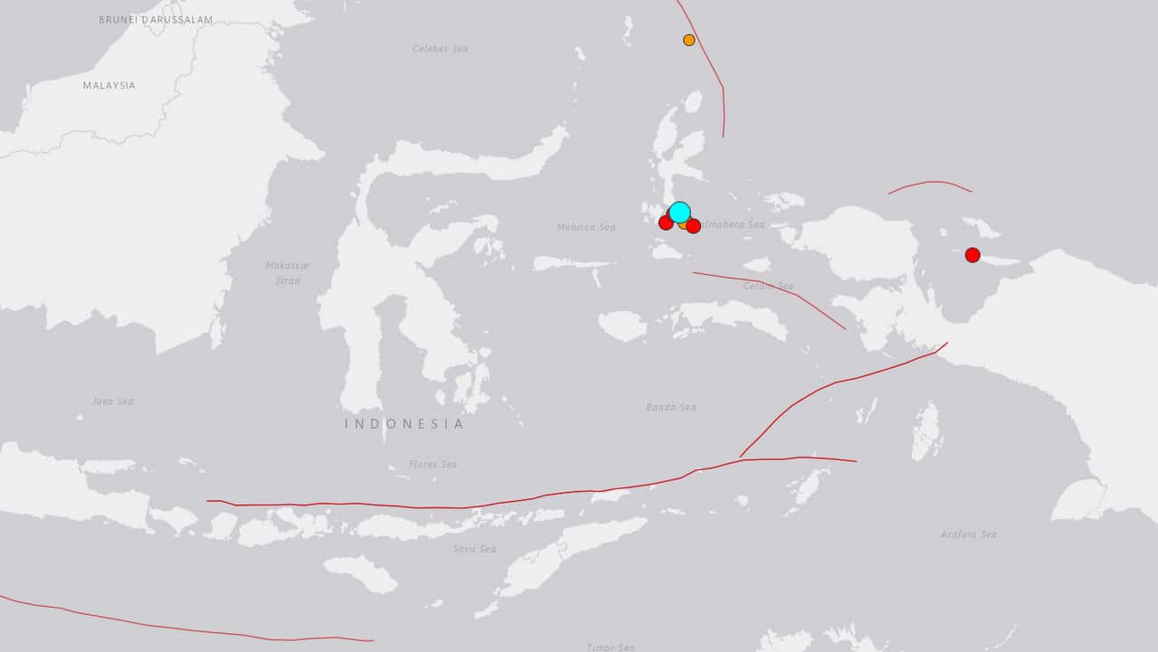 The location of the earthquake.