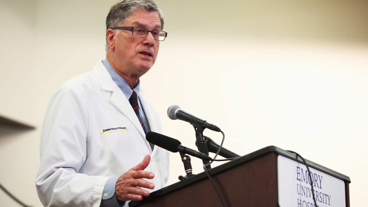 Dr. Bruce Ribner at Emory University Hospital.