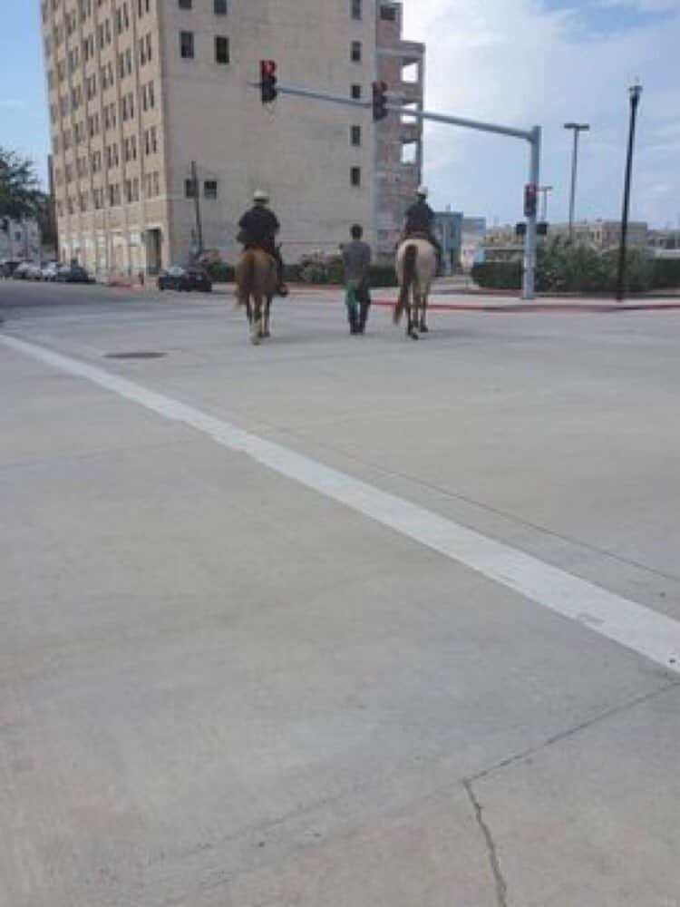 The images have gone viral, sparking outrage toward the Galveston Police Department.