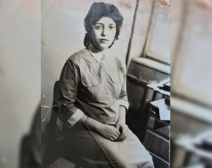 Elly's mother Fatma Kohistani in Kabul, 1991.