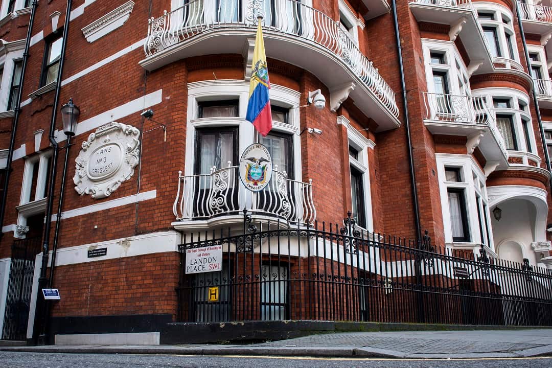 The WikiLeaks founder has been in the embassy since 2012.