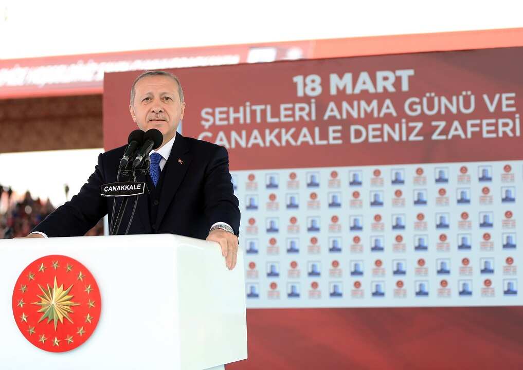 President Recep Tayyip Erdogan says the Afrin city centre is under 'total' control.