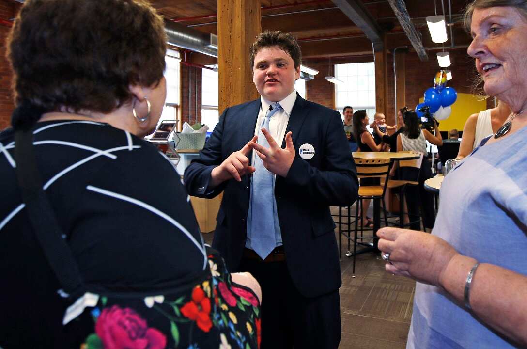 Vermont Democratic gubernatorial candidate 14-year-old Ethan Sonneborn.