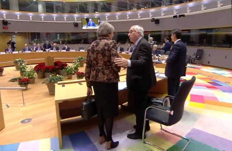 "I had a robust discussion with Jean-Claude Juncker. I think that's the sort of discussion you are able to have when you've developed a working relationship".