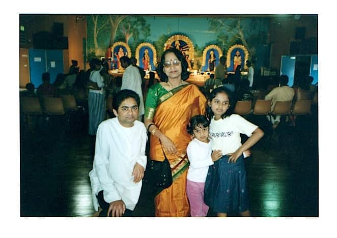 Canberra's Indian filmmaker Abhijit Deonath with family in Sydney