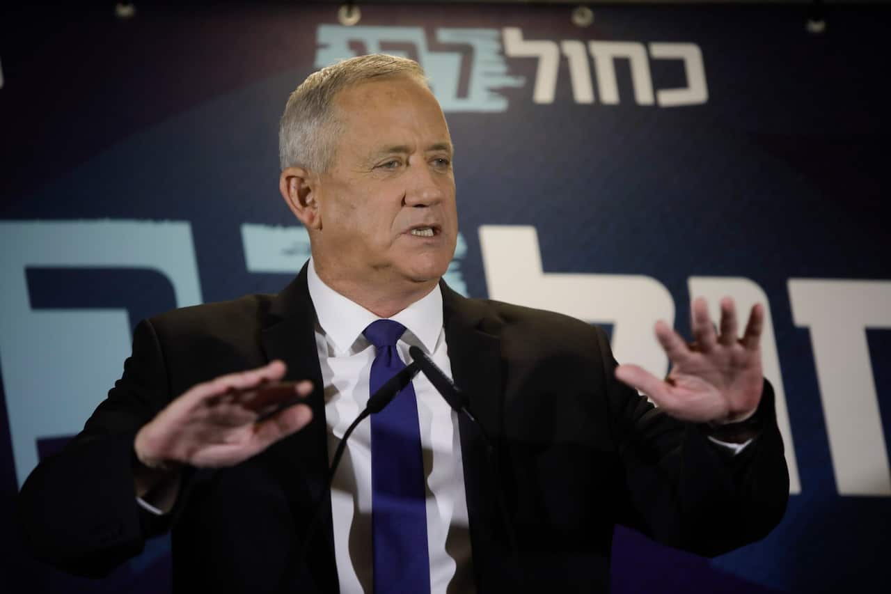 Benny Gantz Blue & White Party