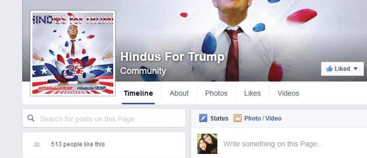 hindus for trump