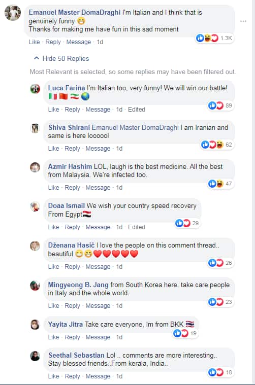 Facebook reactions