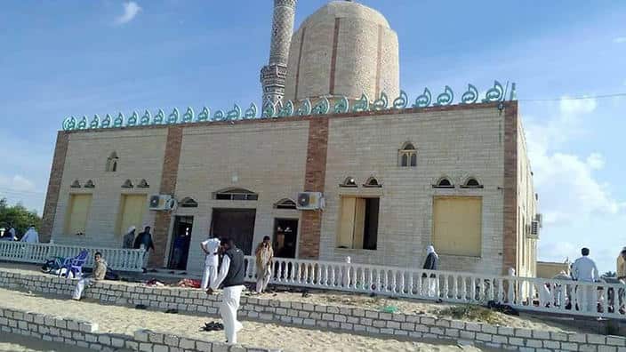 Egyptian mosque attacked 