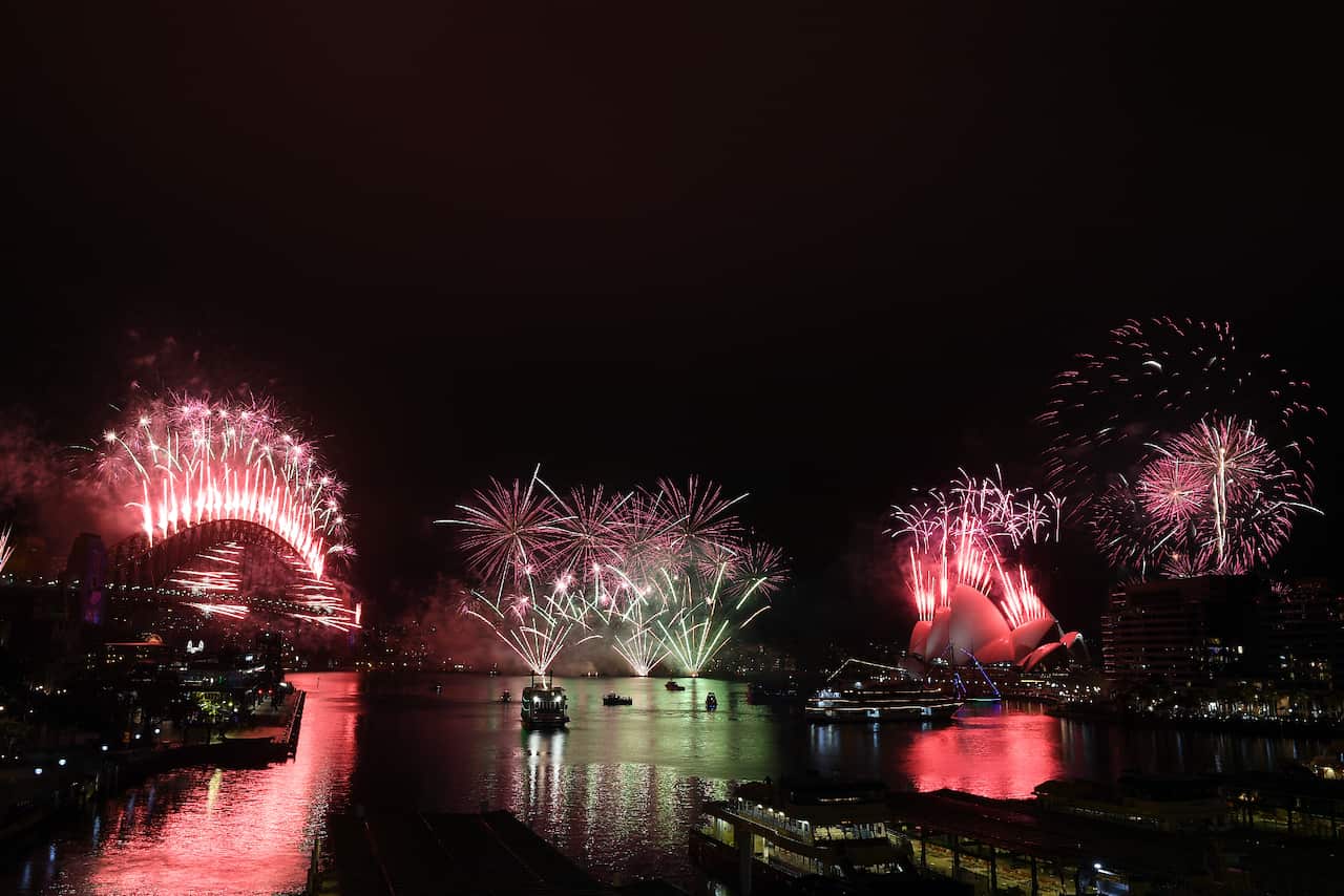 Sydneysiders were asked to stay home and watch the fireworks on television this year due to the COVID-19 pandemic.