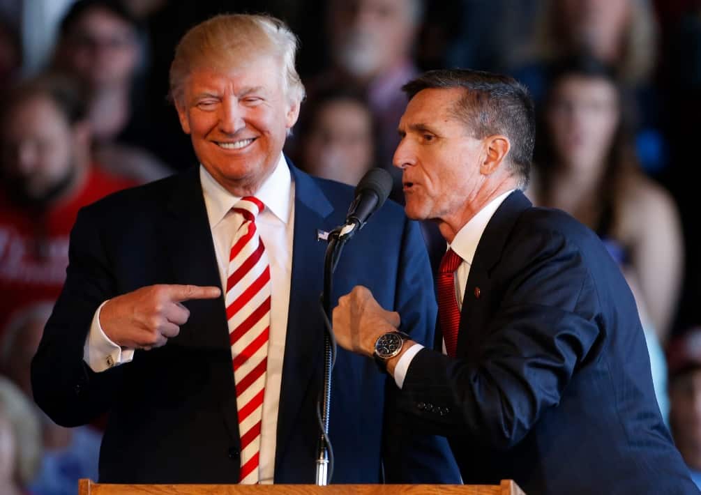 Donald Trump, left, and Michael Flynn.