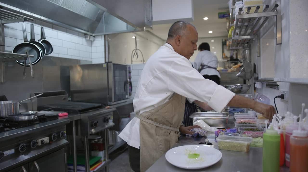 Ashraf Saleh says he's had many sleepless nights since opening up his business venture. 
