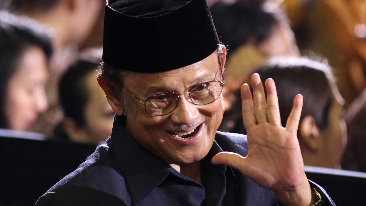 Former Indonesian President Bacharuddin Jusuf Habibie.