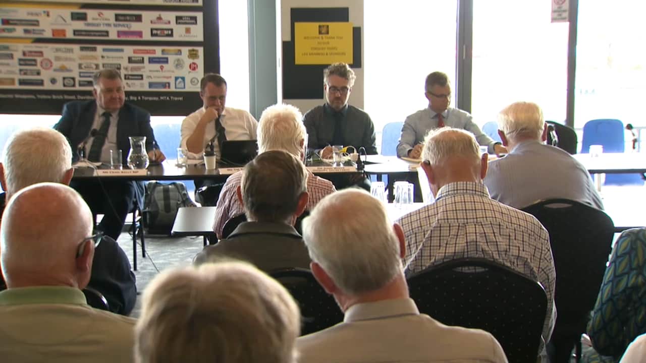 Parliamentary inquiry into removing franking credits meets in Torquay.