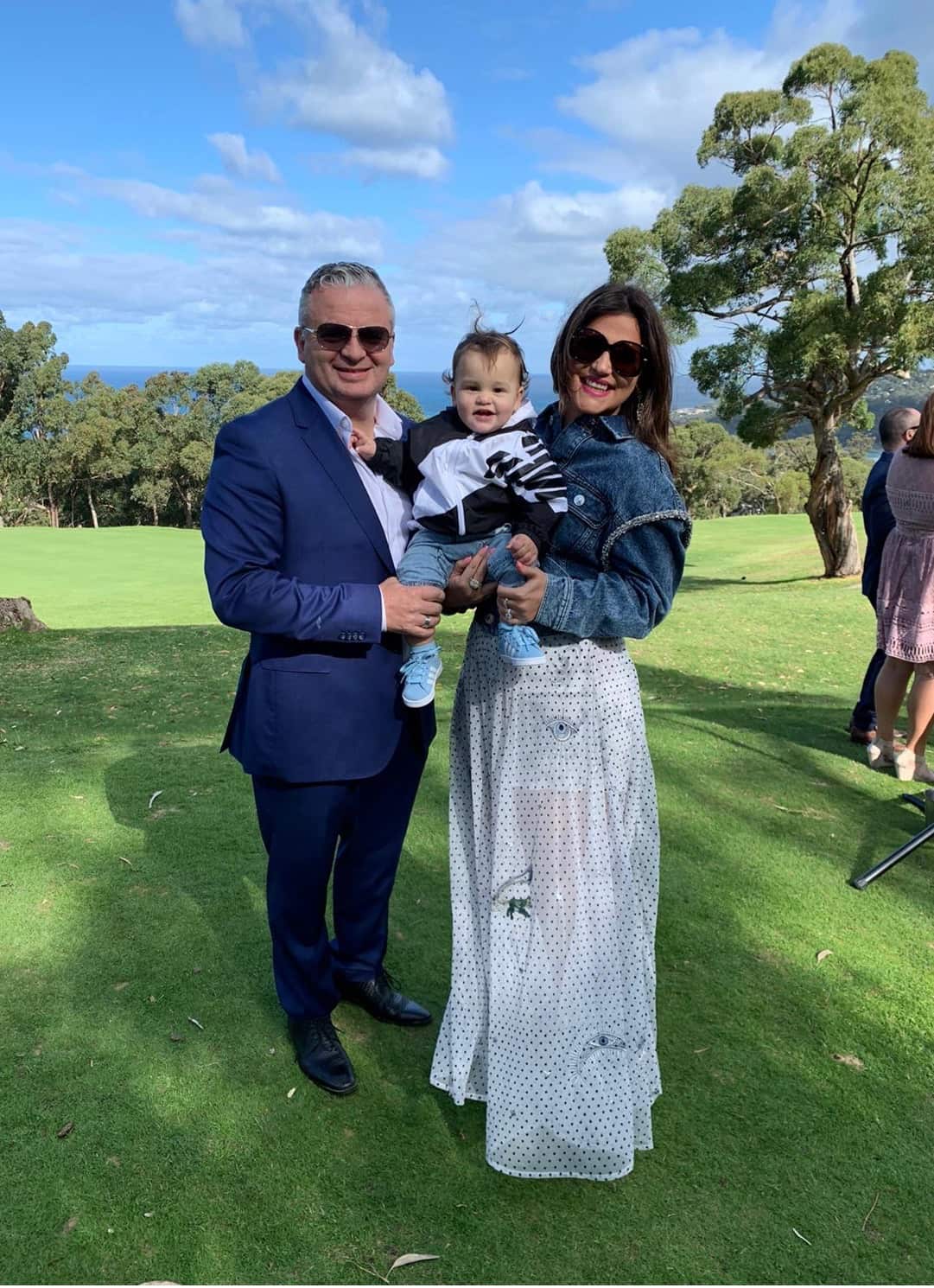 Diana Cassar with her family.