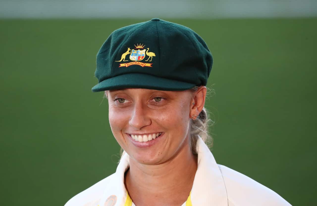Ashleigh Gardner has been named winner of the Belinda Clark Award, which comes with the title of being Australia's best female player for the past 12 months.