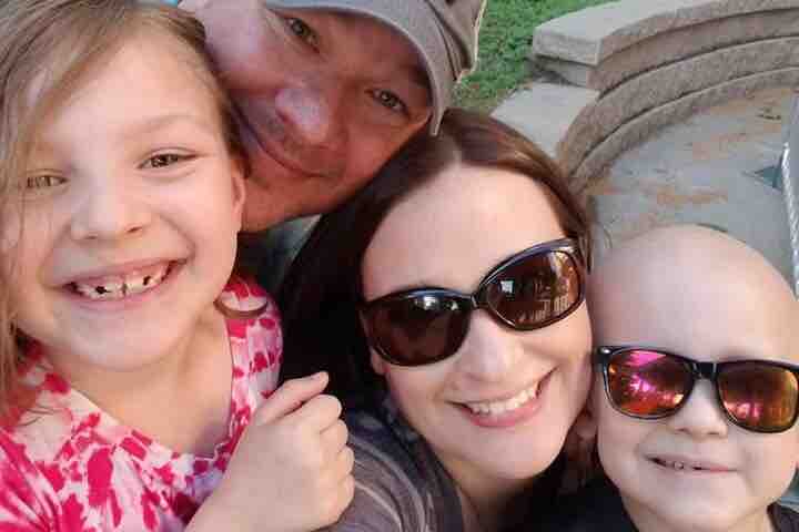 Garrett Matthias and his family.