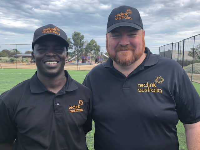 George Yengi and Peter Lacey of Reclink