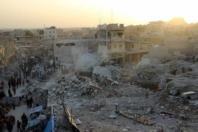 Airstrike kills 53 in Syrias Aleppo