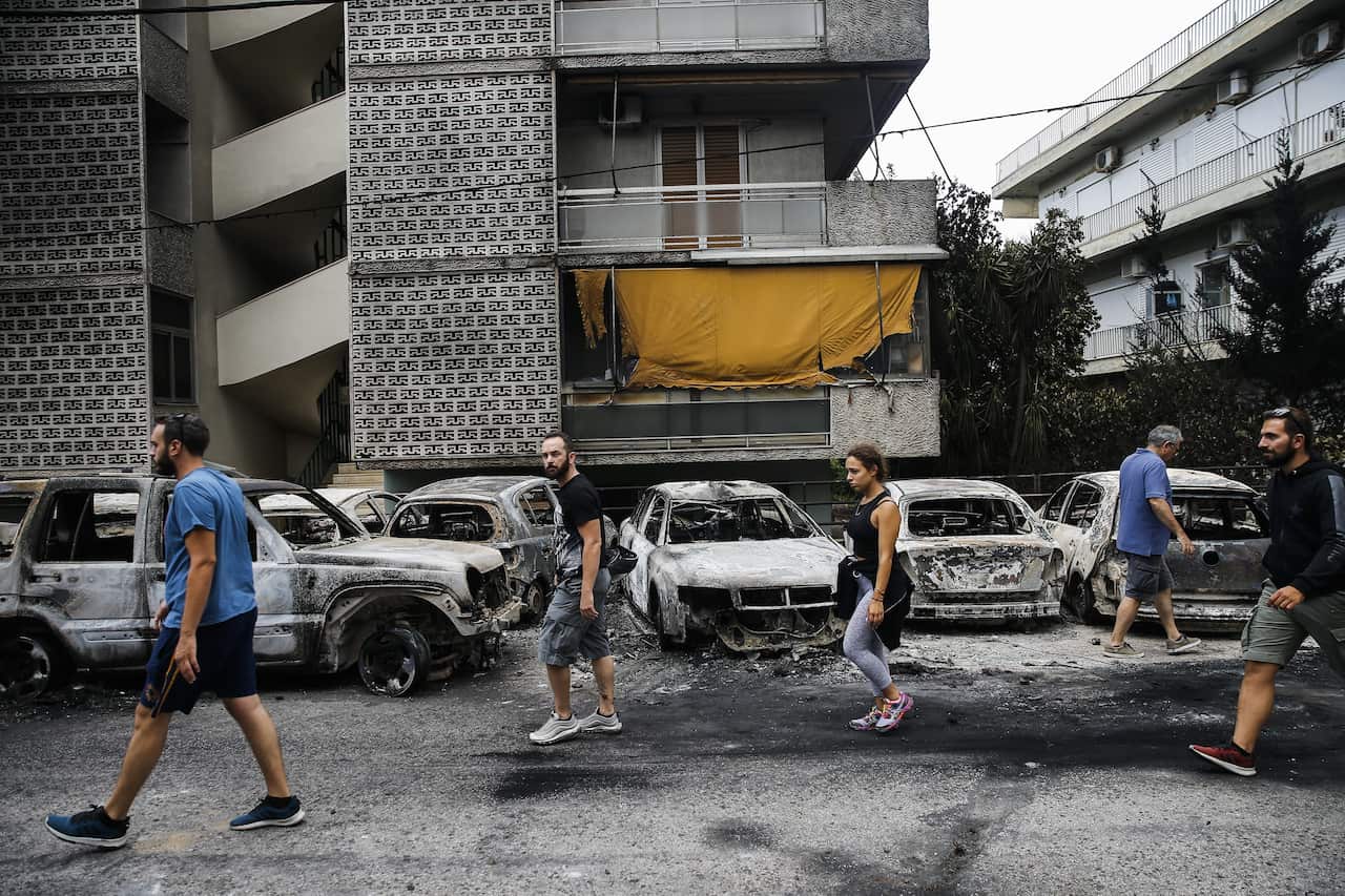 Greece wildfires