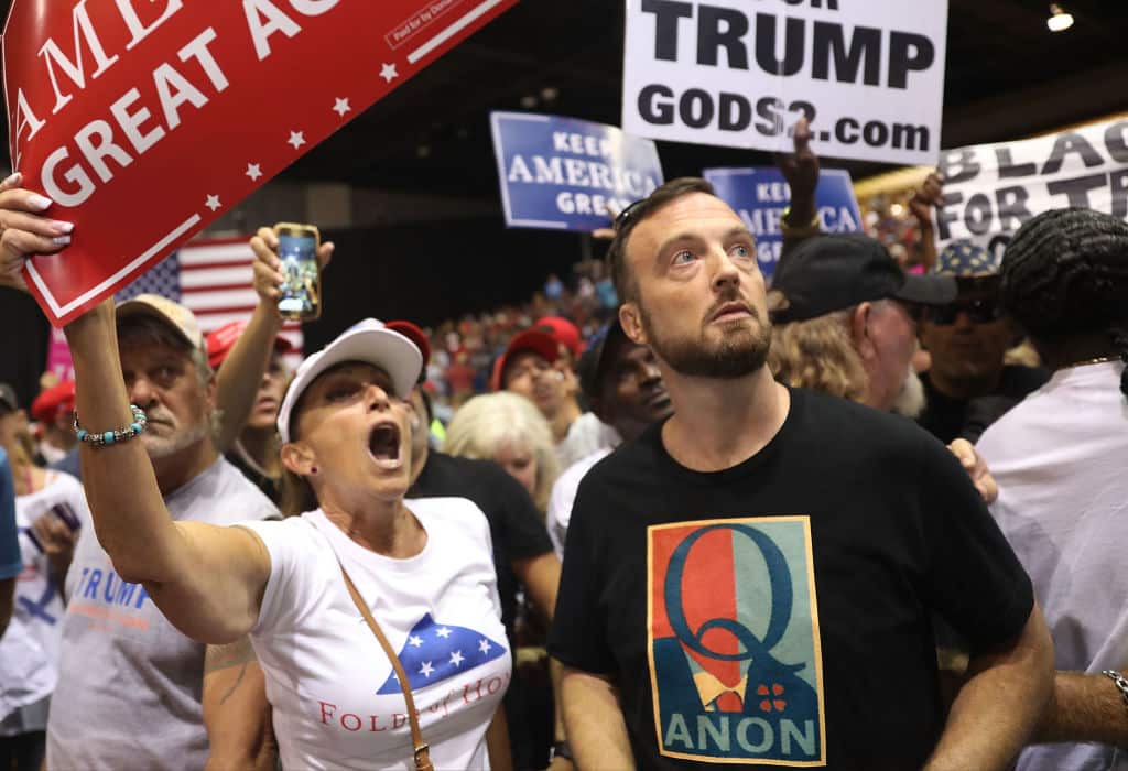 Donald Trump Holds "Make America Great Again" Rally In Tampa.