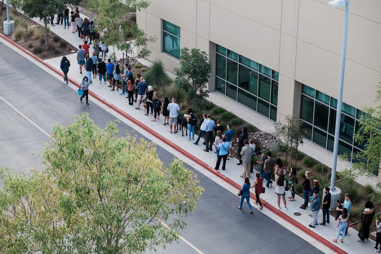 Voters in San Diego.