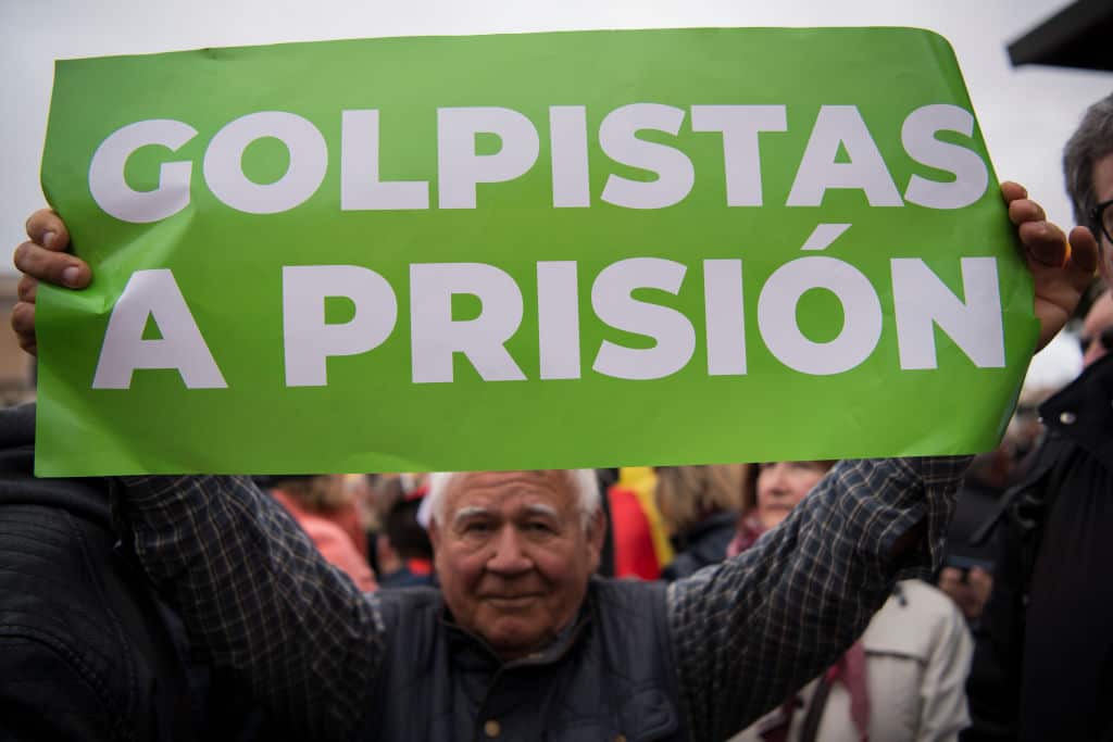 Spain's Right-Wing Demonstrate Against Prime Minister